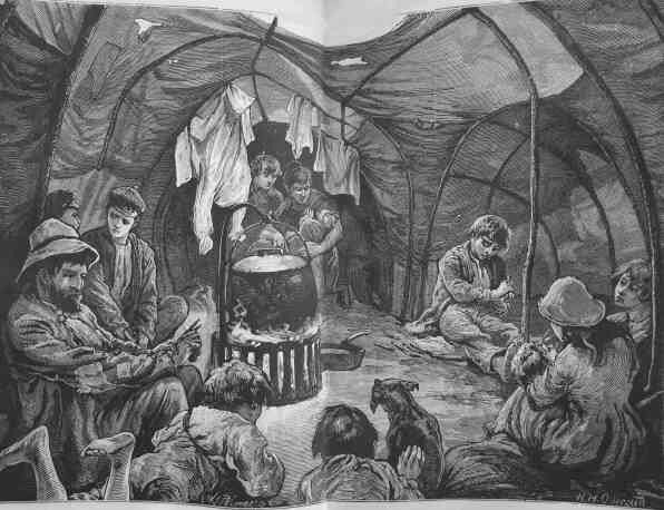 A Gipsy Tent for Two Men, their Wives, and Eleven Children, and
in which “Deliverance” was born