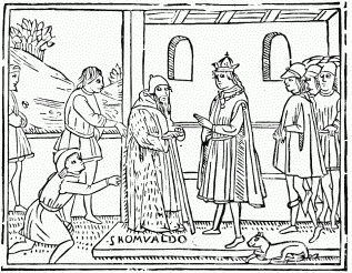 FIG. 38—Romoaldus, the Abbot. From the 