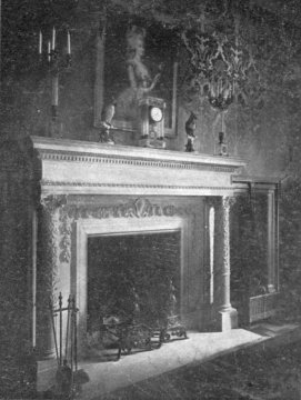 Caen Stone Mantel for the Formal Type