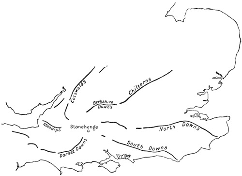 Map, Stonehenge