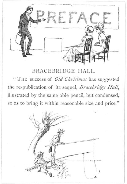 Facsimile of First Page of "Bracebridge Hall."
