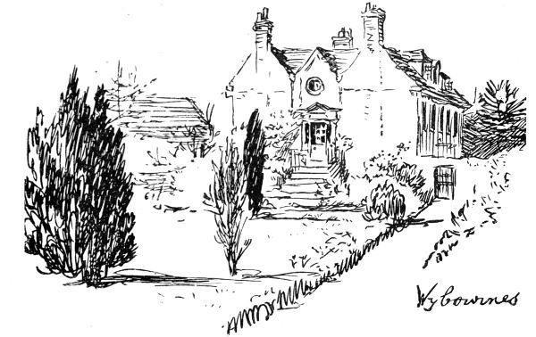 Sketch of "Wybournes," Kemsing, near Sevenoaks.