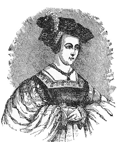 Portrait of Anne Boleyn.