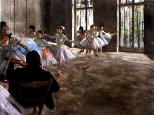 Degas - The Lesson in the Foyer