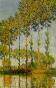 Claude Monet - Poplars on the Epte in Autumn