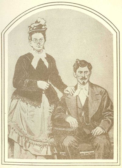 Uncle Jed Doty and his wife, Aunt Phoebe.