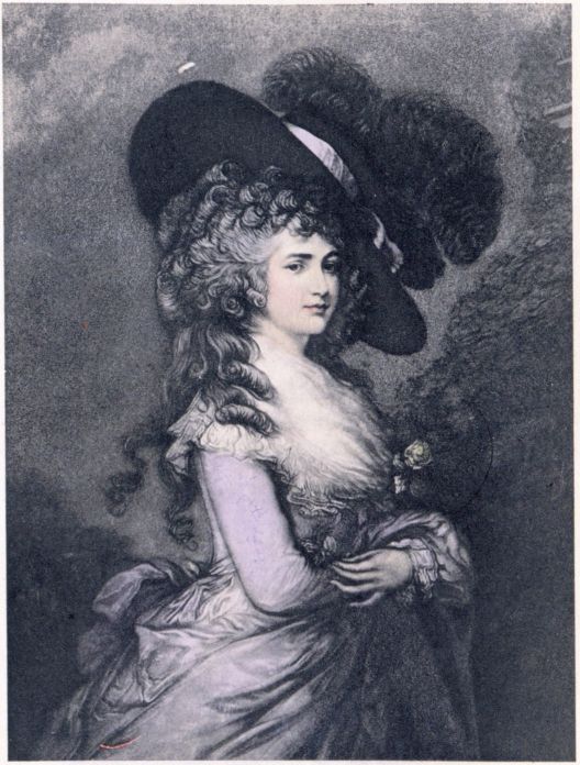 Georgiana, Duchess of Devonshire from the Painting by Gainsborough