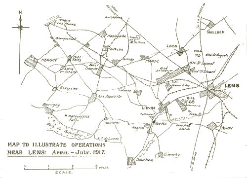 Map To Illustrate Operations
Near Lens.