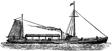 Steam powered vessel Clermont