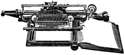 Book typewriter