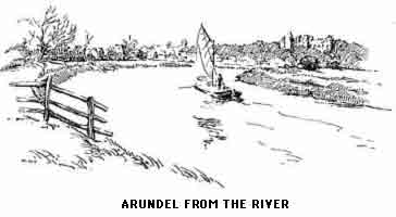 ARUNDEL FROM THE RIVER