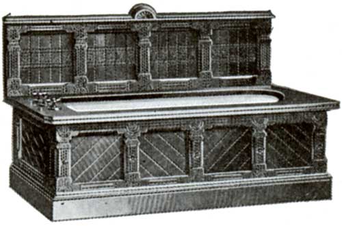 Fig. 6.--Encased bath tub.