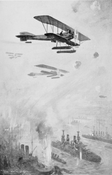 painting of air raid