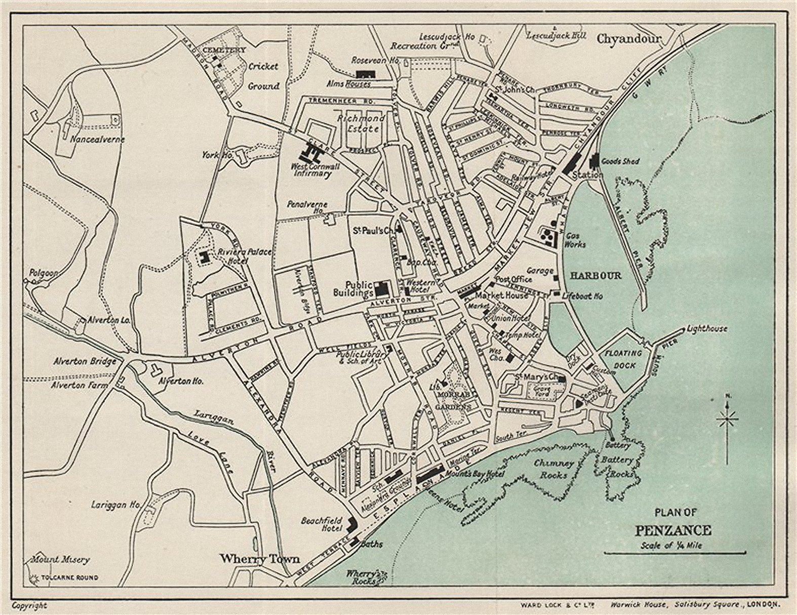 Penzance Map(1912)